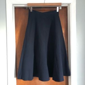 Uniqlo Seersucker Circular Skirt